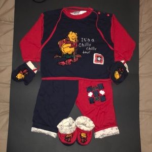 Disney, Winnie-The-Pooh, Winter outfit, 18 mo,